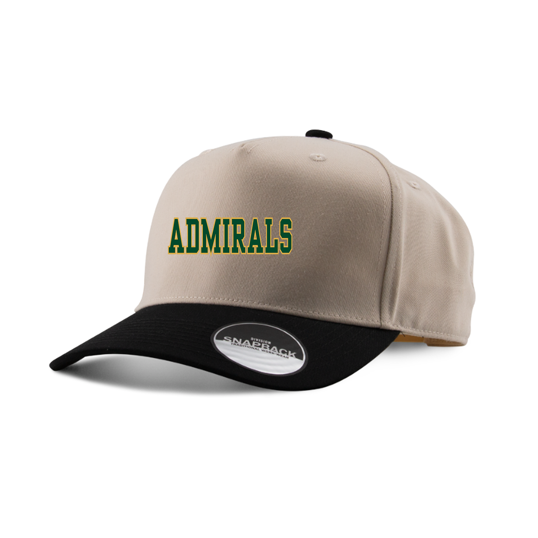 LORD NELSON EMBROIDERED TWO-TONE PANEL CAP