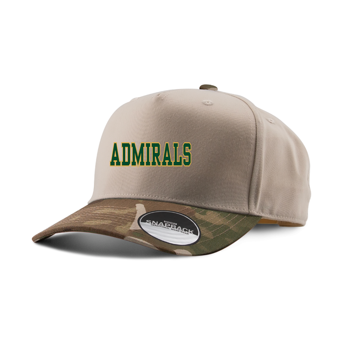 LORD NELSON EMBROIDERED TWO-TONE PANEL CAP