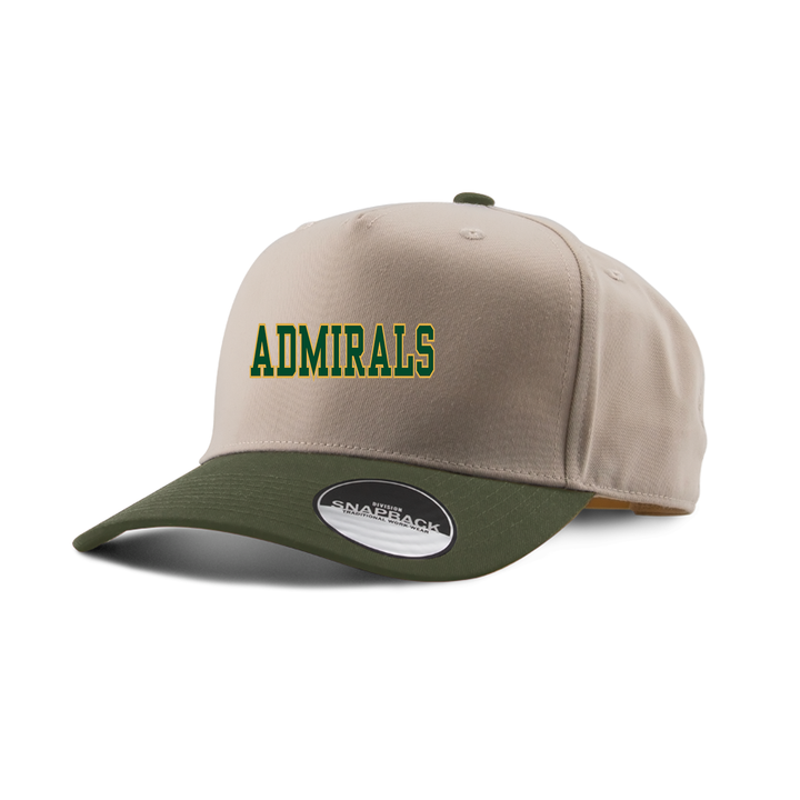 LORD NELSON EMBROIDERED TWO-TONE PANEL CAP