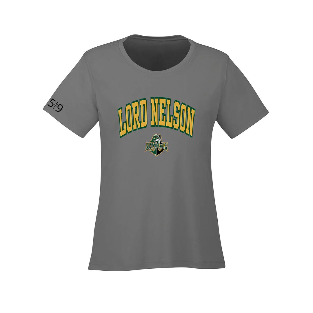 LORD NELSON VARSITY ATHLETIC TEE (WOMENS)