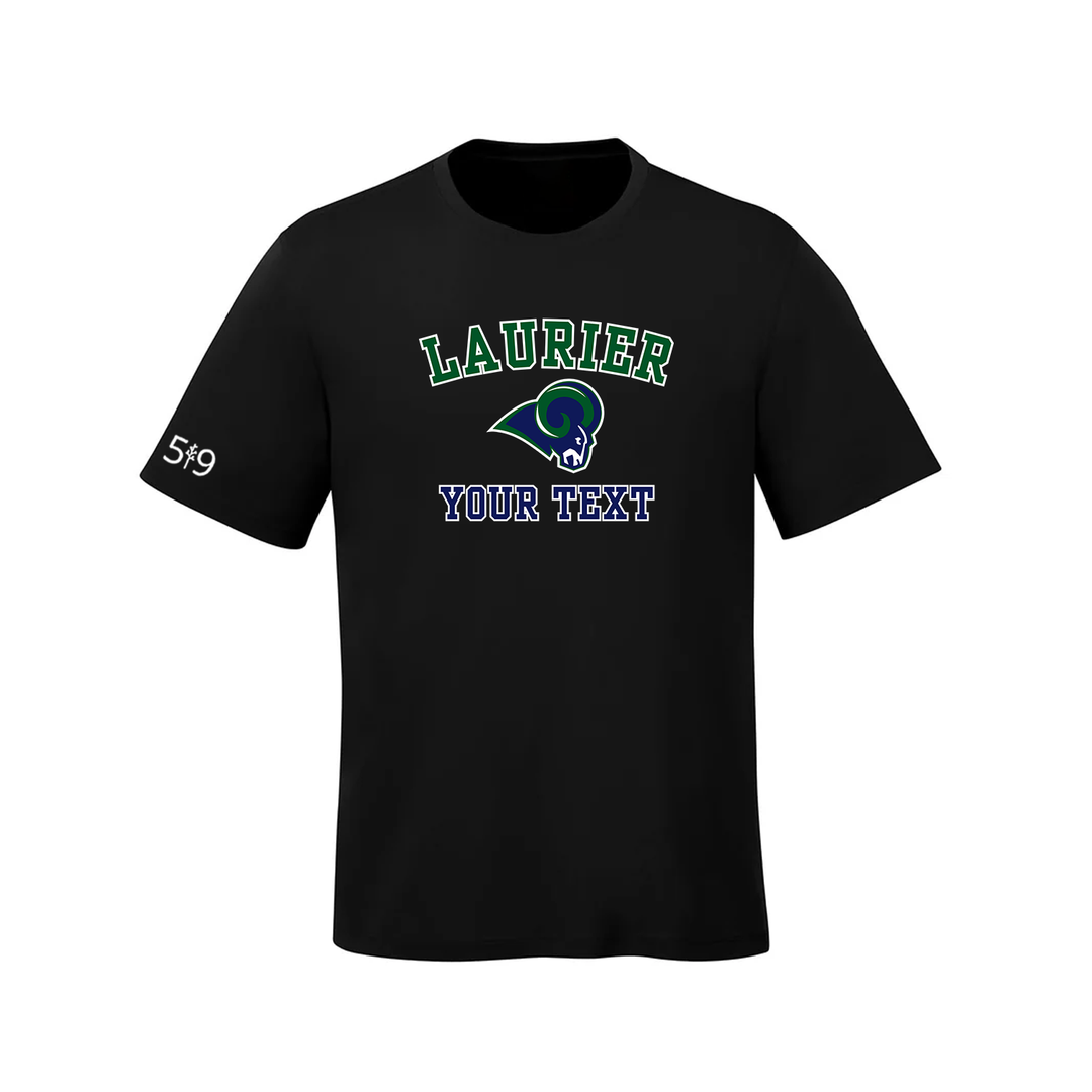 LAURIER CUSTOMIZABLE ATHLETIC TEE (MENS)