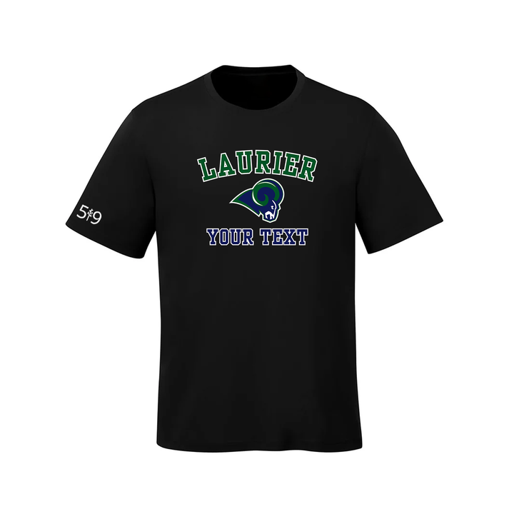 LAURIER CUSTOMIZABLE ATHLETIC TEE (MENS)