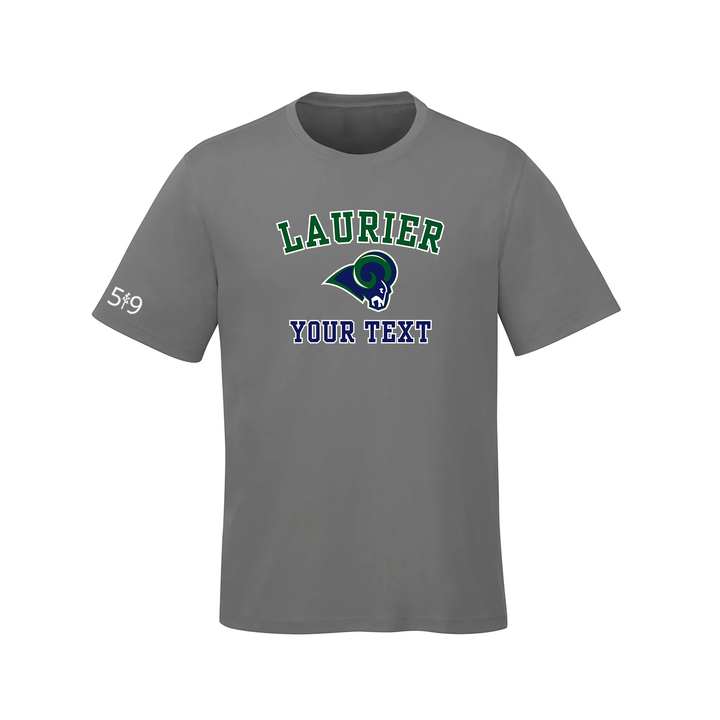 LAURIER CUSTOMIZABLE ATHLETIC TEE (MENS)
