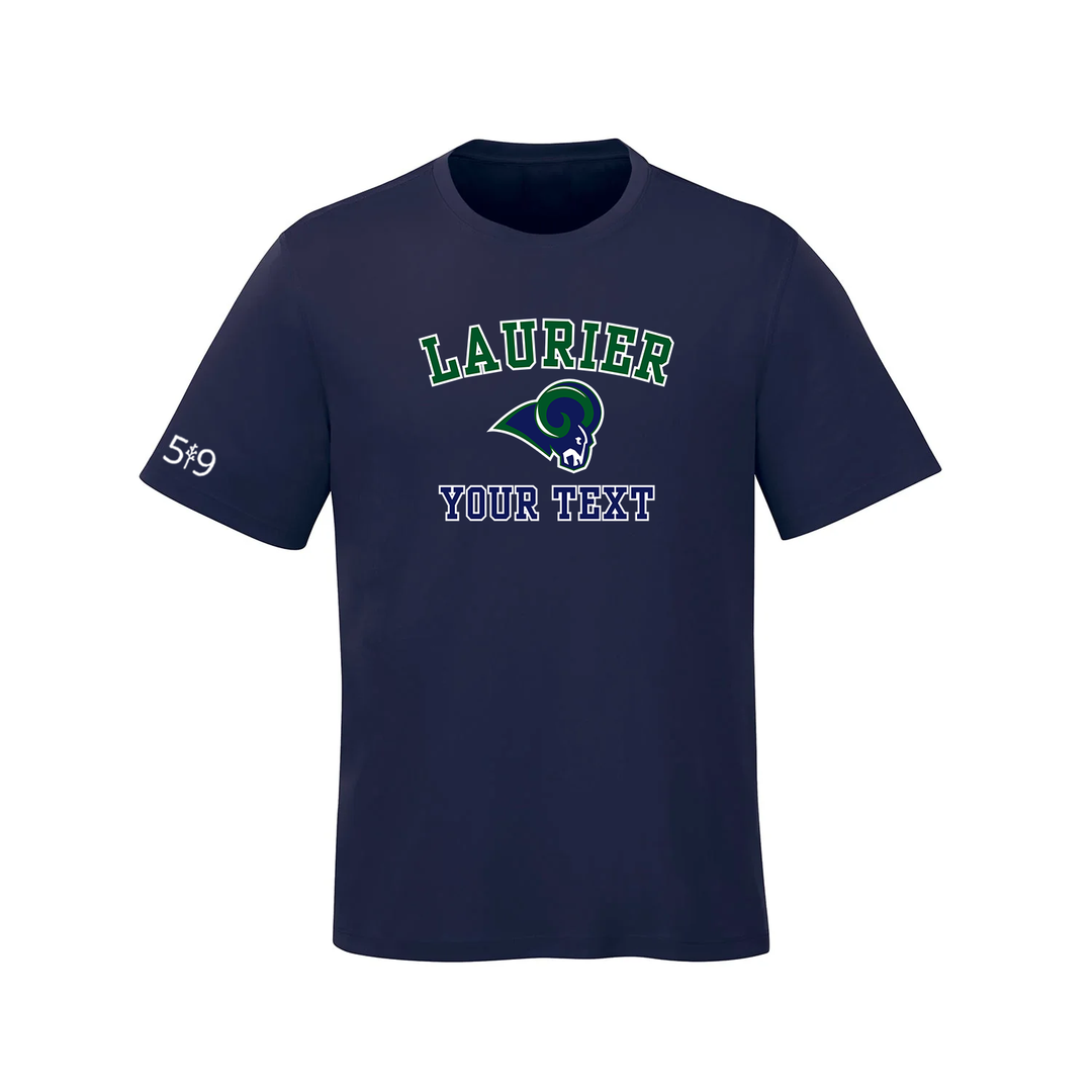 LAURIER CUSTOMIZABLE ATHLETIC TEE (MENS)