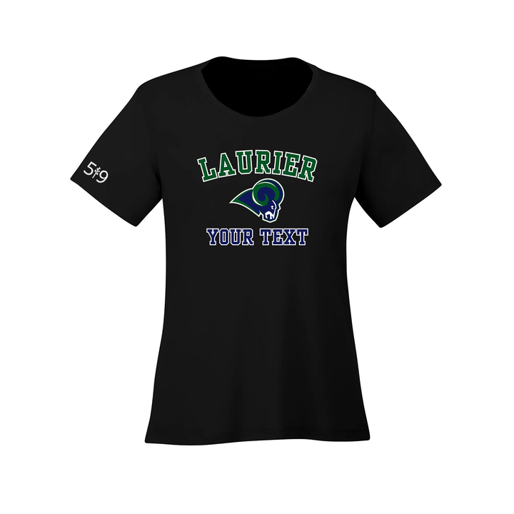 LAURIER CUSTOMIZABLE ATHLETIC TEE (WOMENS)