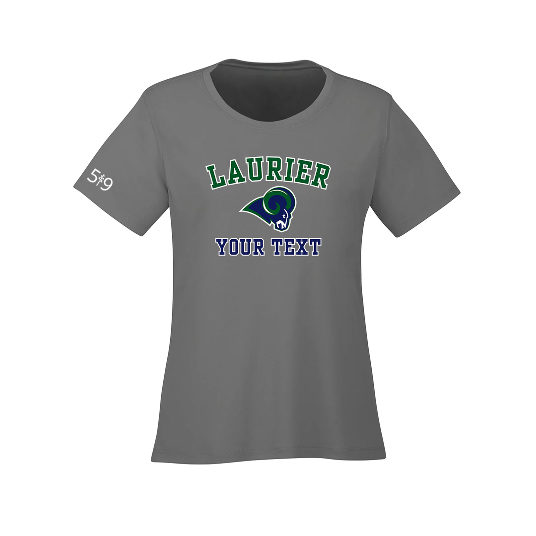 LAURIER CUSTOMIZABLE ATHLETIC TEE (WOMENS)
