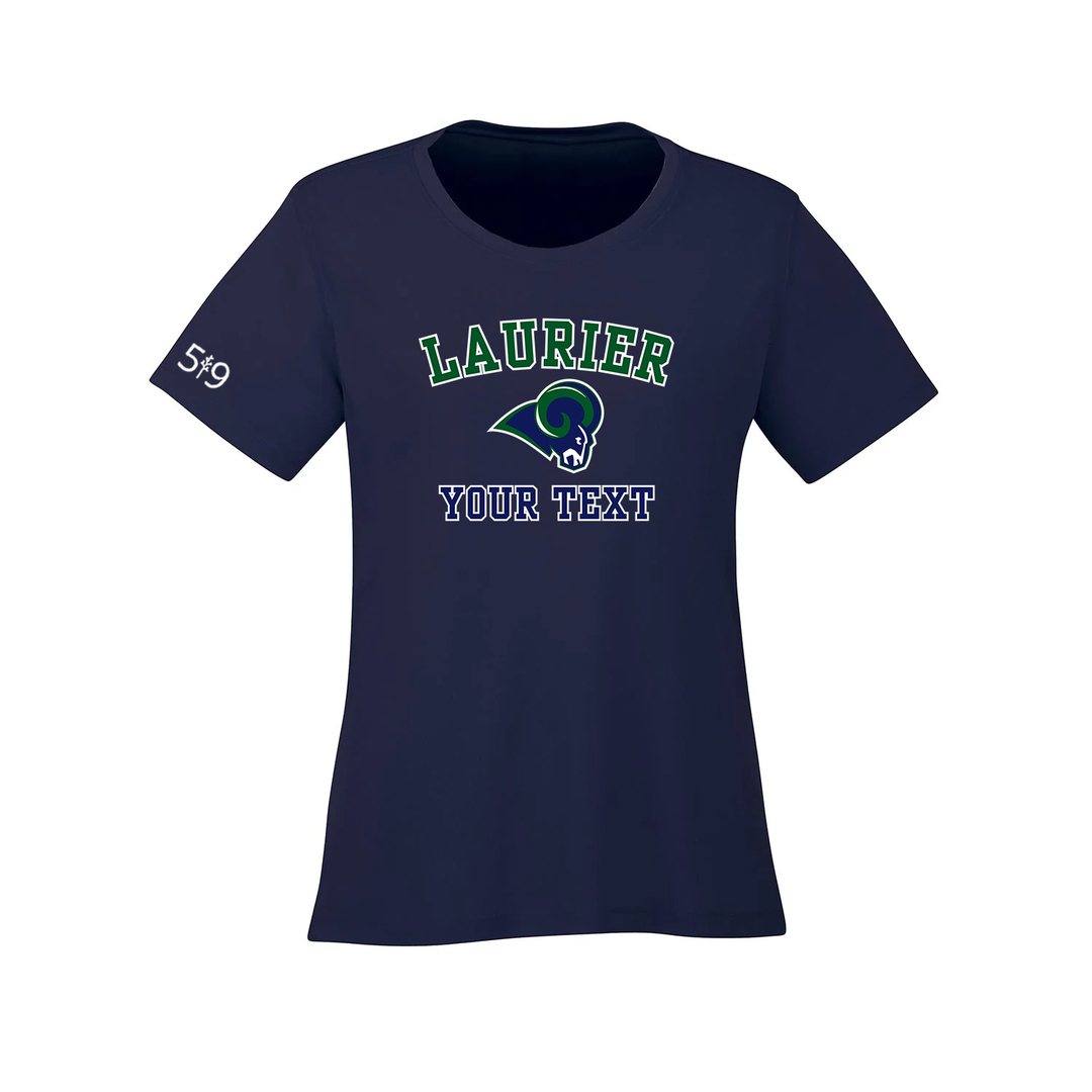 LAURIER CUSTOMIZABLE ATHLETIC TEE (WOMENS)