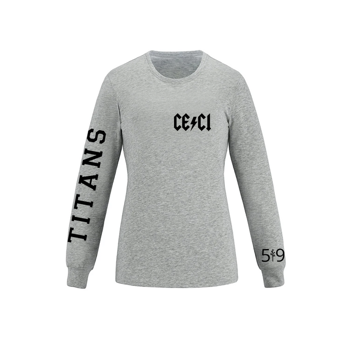 CENTRAL ELGIN SLEEVE LOGO LONG SLEEVE (WOMENS)