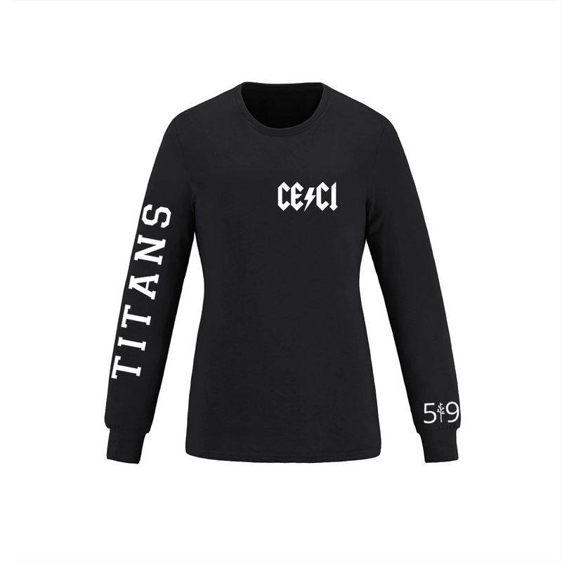 CENTRAL ELGIN SLEEVE LOGO LONG SLEEVE (WOMENS)