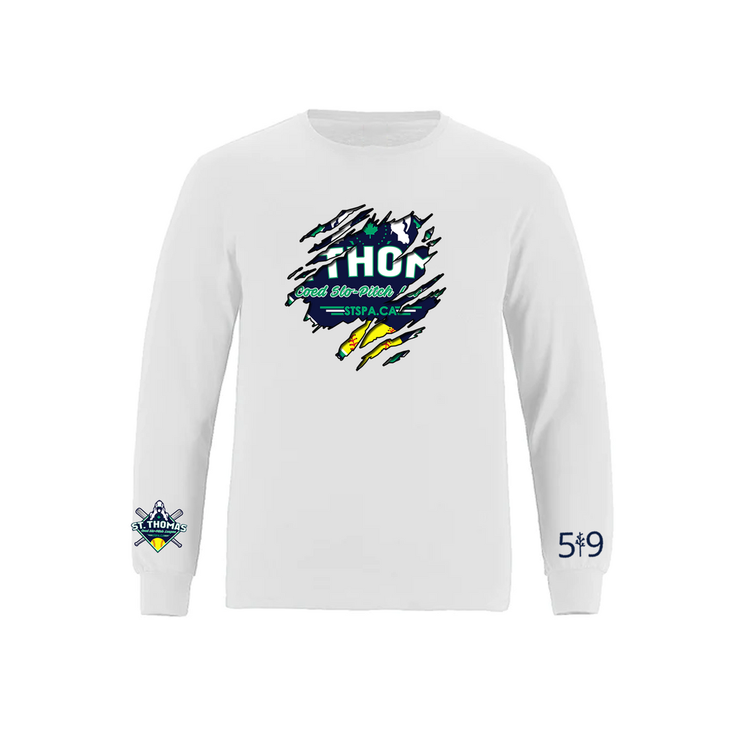 COED ST. THOMAS SLO PITCH DISTRESSED LONG SLEEVE (MENS)