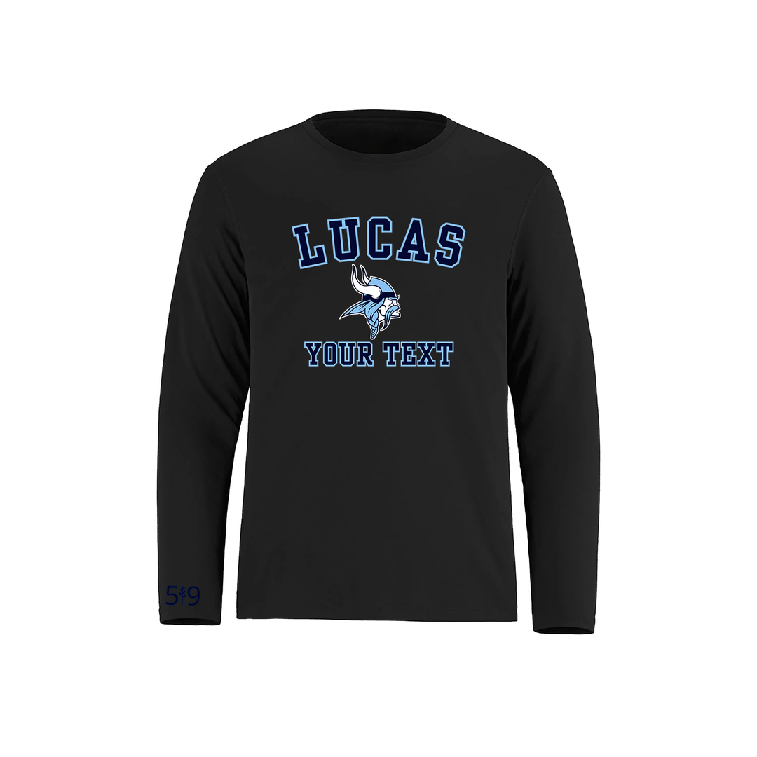 LUCAS CUSTOMIZABLE ATHLETIC LONG SLEEVE (UNISEX)