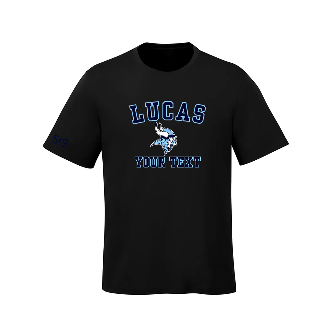 LUCAS CUSTOMIZABLE ATHLETIC TEE (MENS)