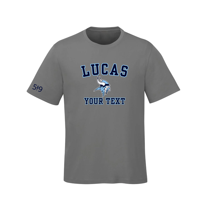 LUCAS CUSTOMIZABLE ATHLETIC TEE (MENS)