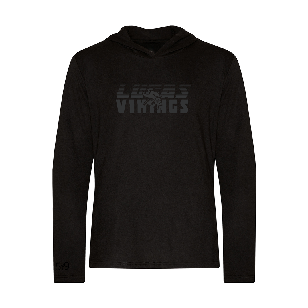 LUCAS VIKINGS BLACKOUT VELOCITY LIGHTWEIGHT HOODIE (UNISEX)