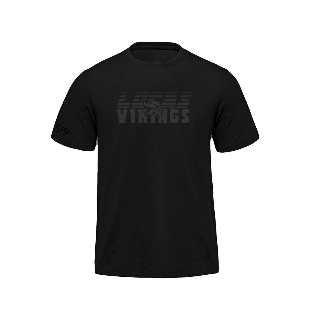 LUCAS VIKINGS BLACKOUT VELOCITY PREMIUM TEE (MENS)