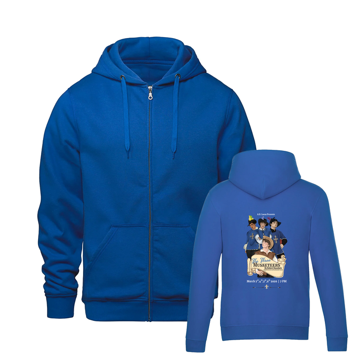 THE THREE MUSKETEERS ZIP-UP HOODIE (UNISEX)