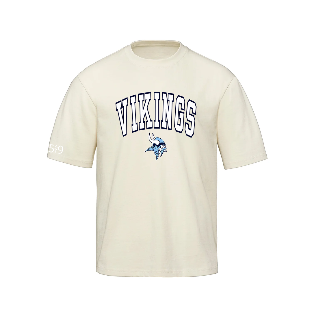 LUCAS VIKINGS VARSITY OVERSIZED TEE (UNISEX)