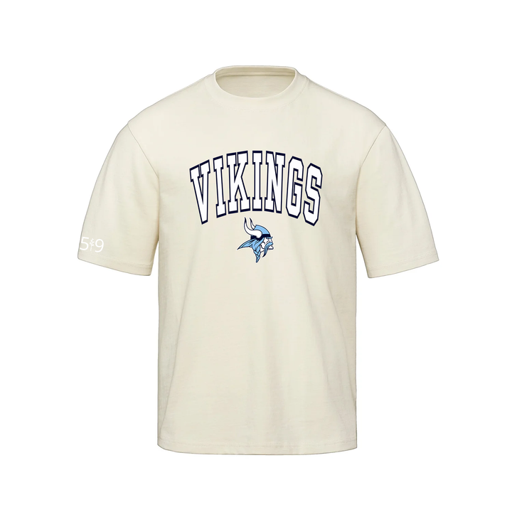 LUCAS VIKINGS VARSITY OVERSIZED TEE (UNISEX)