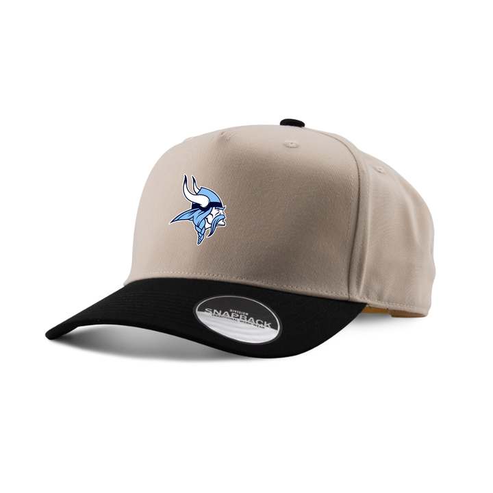 LUCAS EMBROIDERED TWO-TONE PANEL CAP