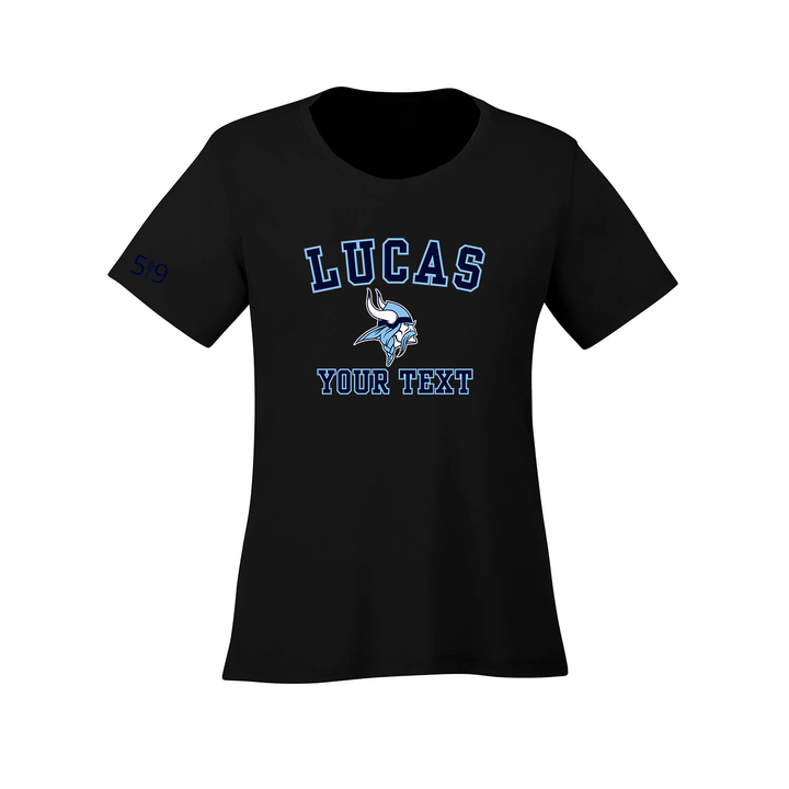 LUCAS CUSTOMIZABLE ATHLETIC TEE (WOMENS)