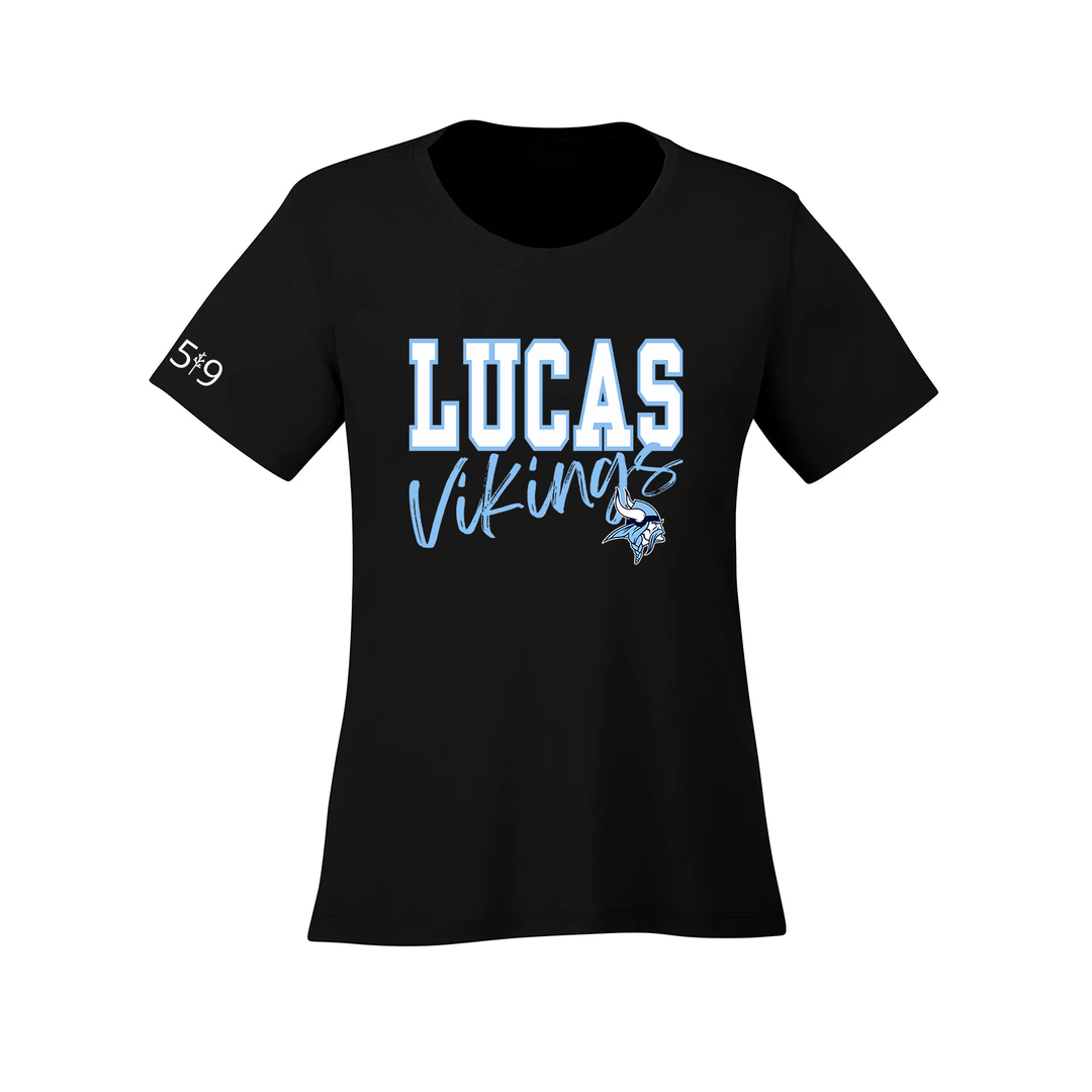 VIKINGS SIGNATURE ATHLETIC TEE (WOMENS)