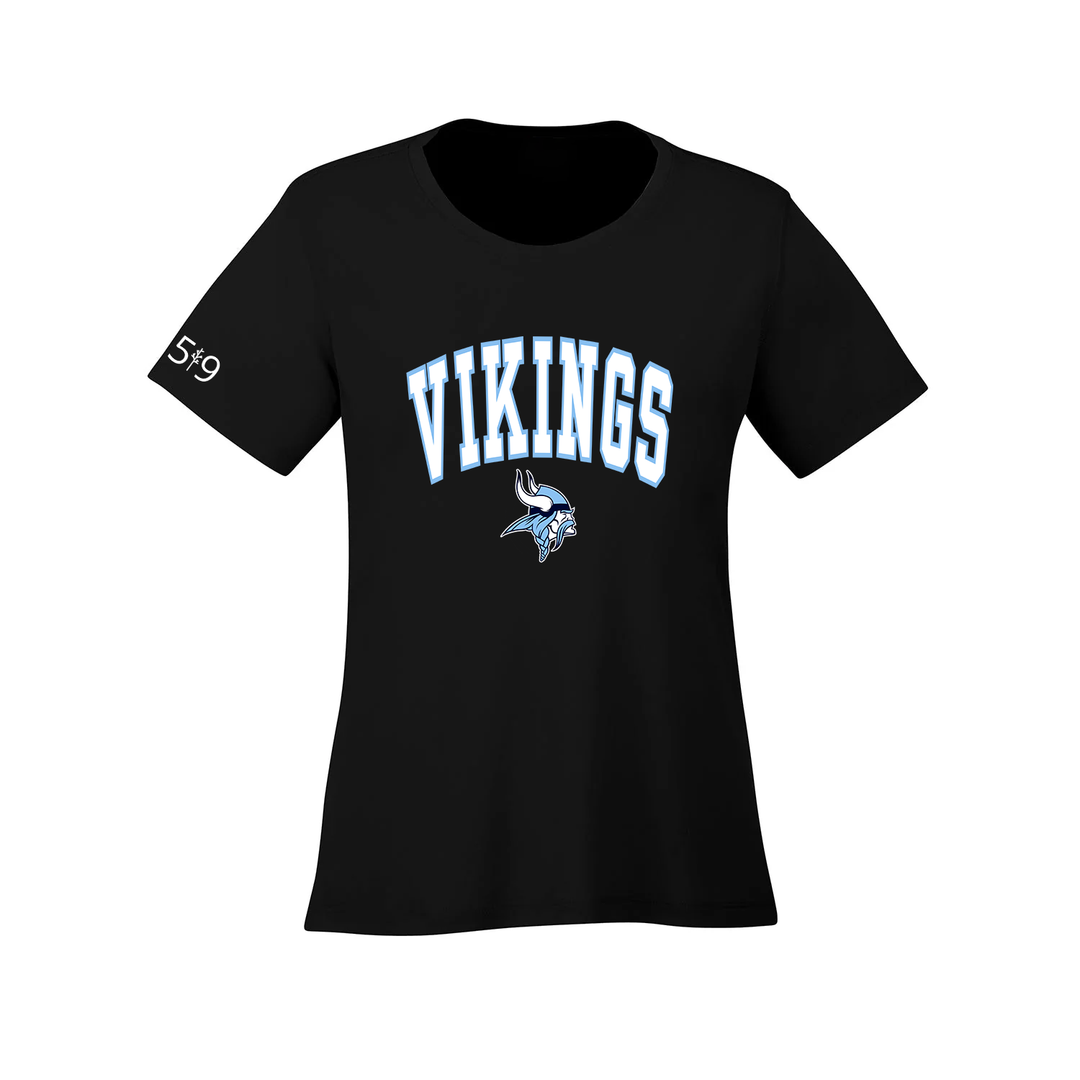 LUCAS VIKINGS VARSITY ATHLETIC TEE (WOMENS)