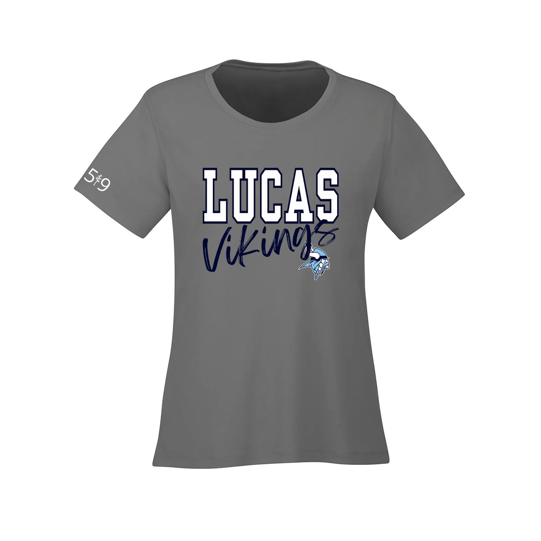 VIKINGS SIGNATURE ATHLETIC TEE (WOMENS)