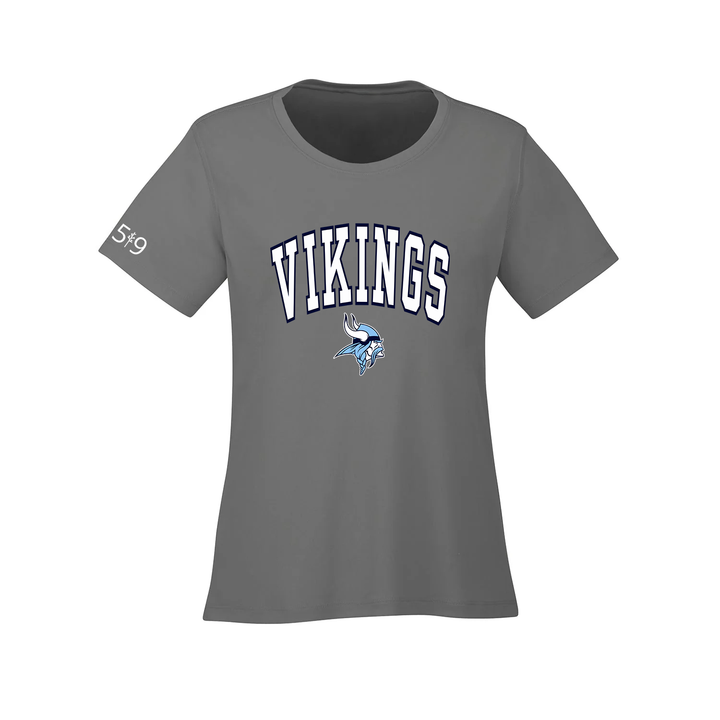 LUCAS VIKINGS VARSITY ATHLETIC TEE (WOMENS)
