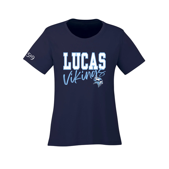 VIKINGS SIGNATURE ATHLETIC TEE (WOMENS)