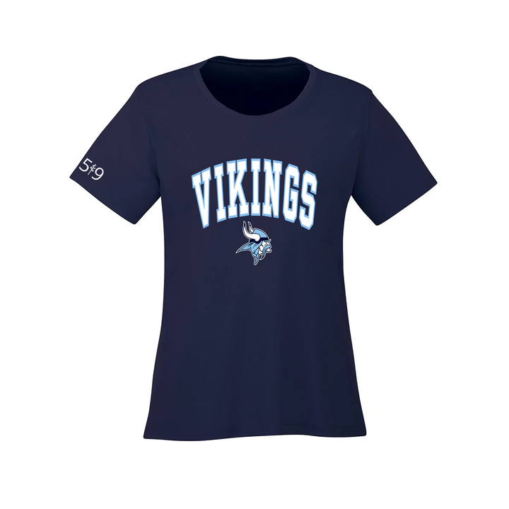 LUCAS VIKINGS VARSITY ATHLETIC TEE (WOMENS)