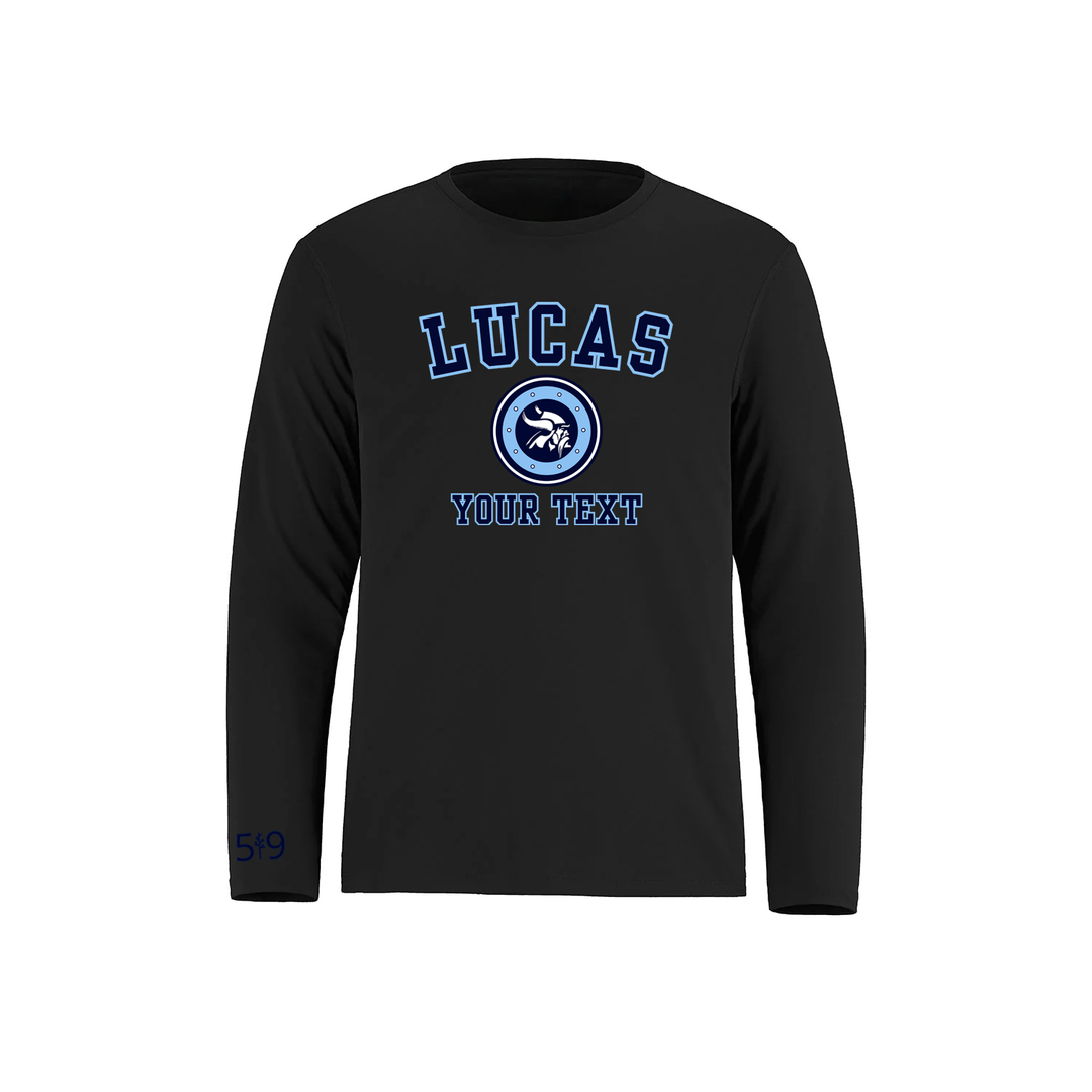 LUCAS CUSTOMIZABLE ATHLETIC LONG SLEEVE (UNISEX)