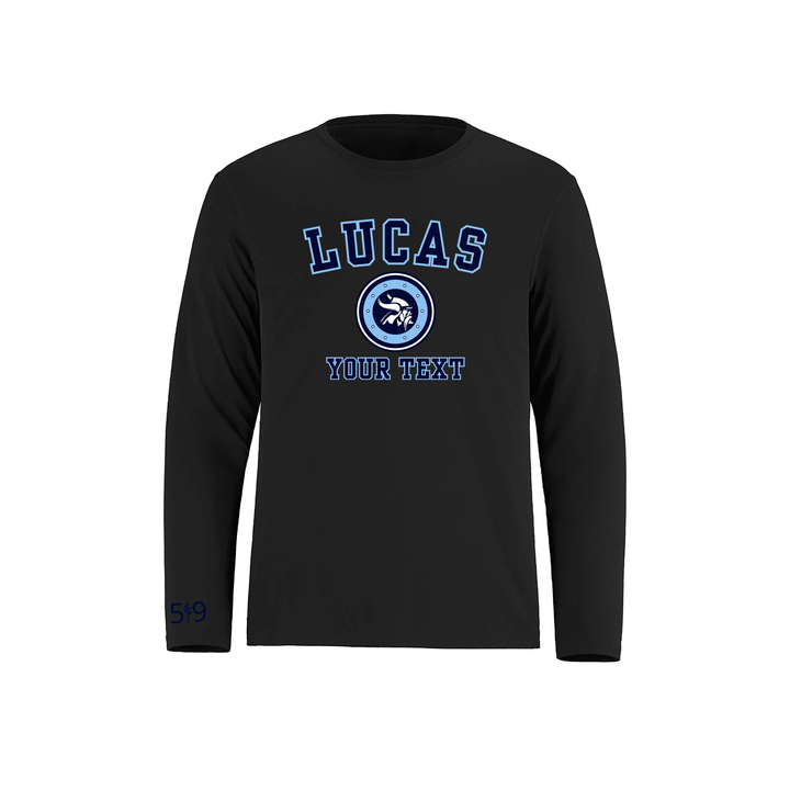 LUCAS CUSTOMIZABLE ATHLETIC LONG SLEEVE (UNISEX)
