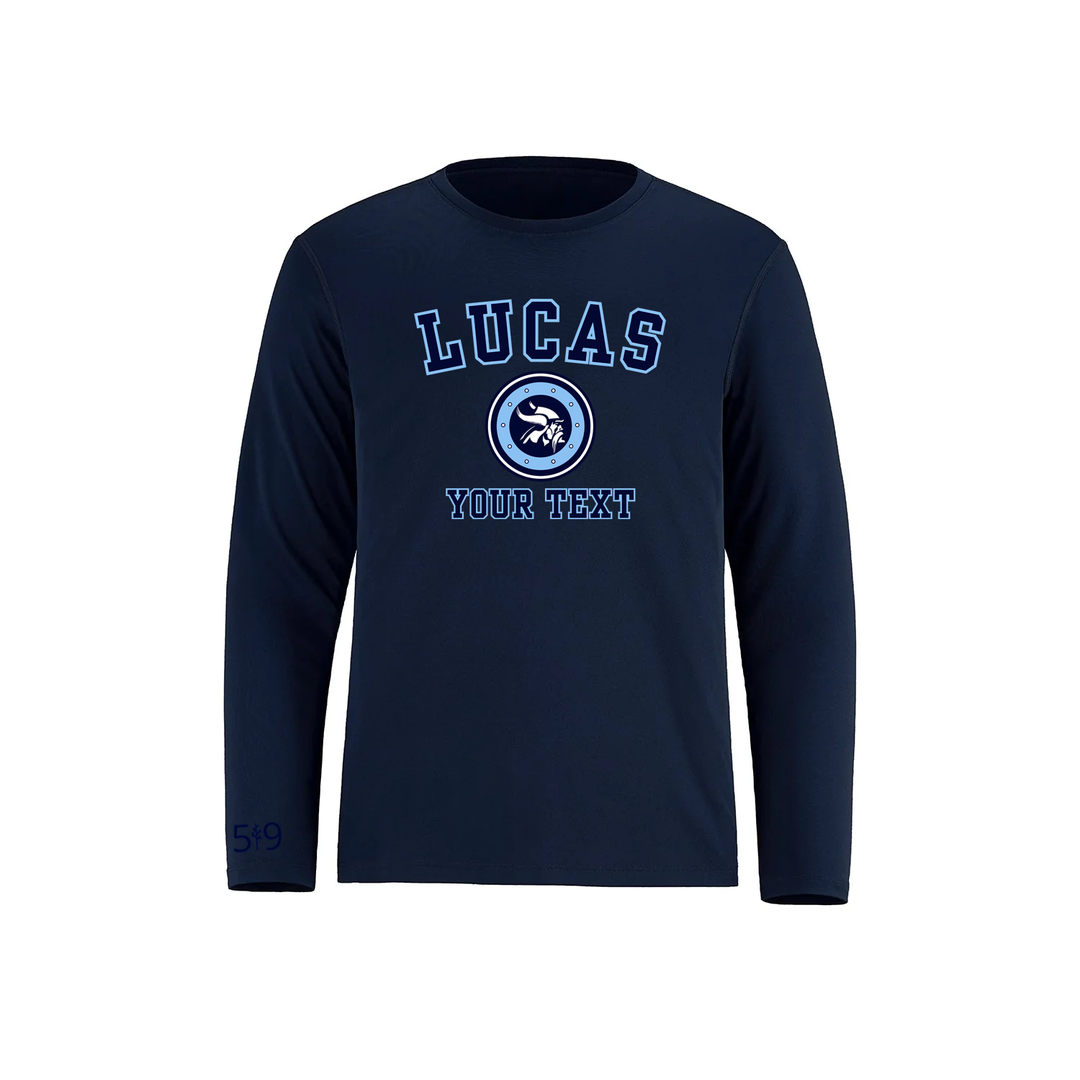 LUCAS CUSTOMIZABLE ATHLETIC LONG SLEEVE (UNISEX)