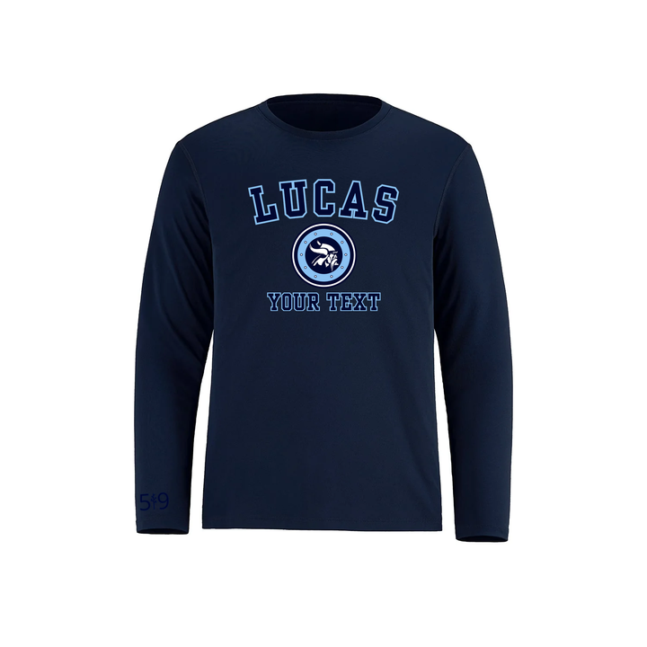 LUCAS CUSTOMIZABLE ATHLETIC LONG SLEEVE (UNISEX)