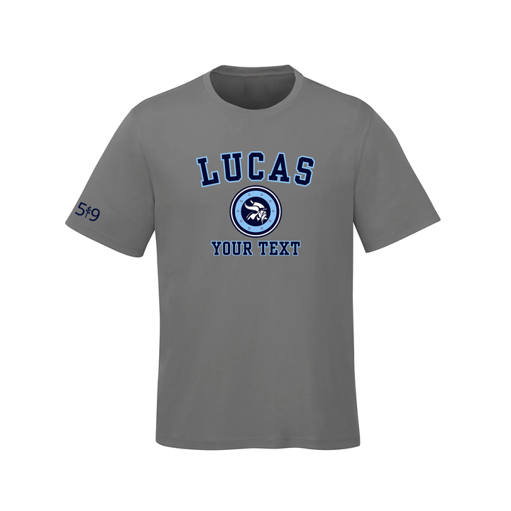 LUCAS CUSTOMIZABLE ATHLETIC TEE (MENS)