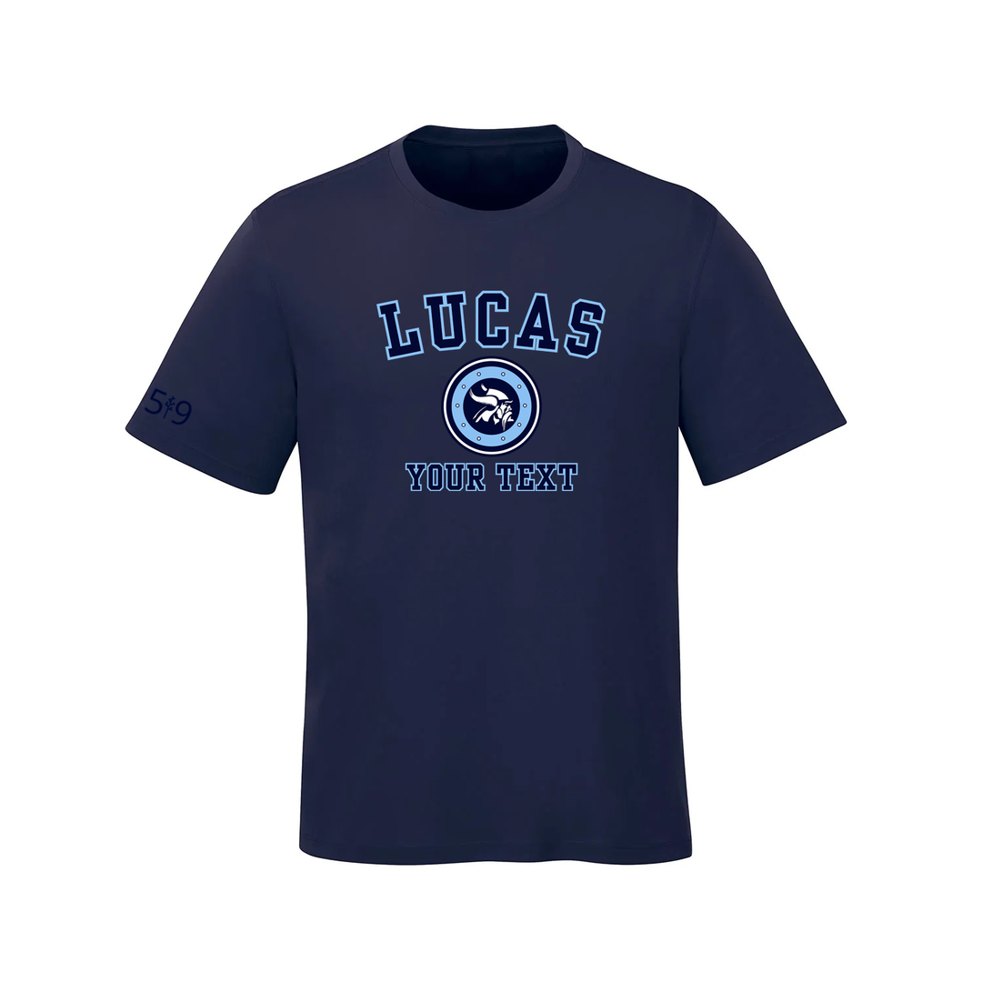 LUCAS CUSTOMIZABLE ATHLETIC TEE (MENS)