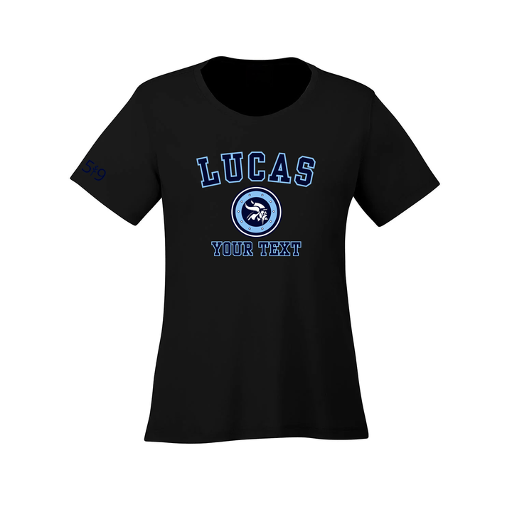 LUCAS CUSTOMIZABLE ATHLETIC TEE (WOMENS)