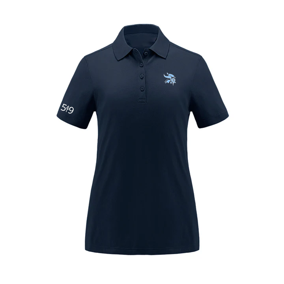 LUCAS VIKINGS EMBROIDERED PIQUE POLO (WOMENS)