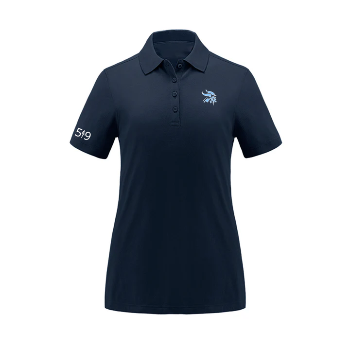 LUCAS VIKINGS EMBROIDERED PIQUE POLO (WOMENS)
