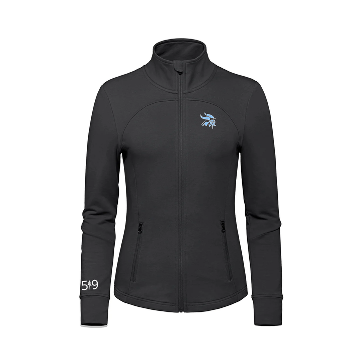LUCAS VIKINGS EMBROIDERED FRENCH TERRY ZIP-UP (WOMENS)