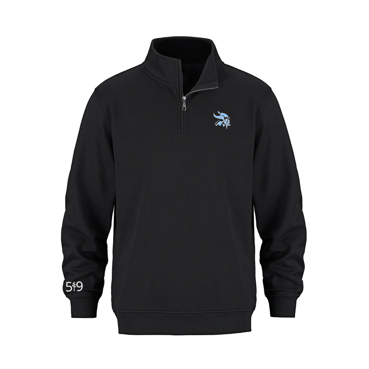 LUCAS VIKINGS EMBROIDERED 1/4 ZIP (UNISEX)