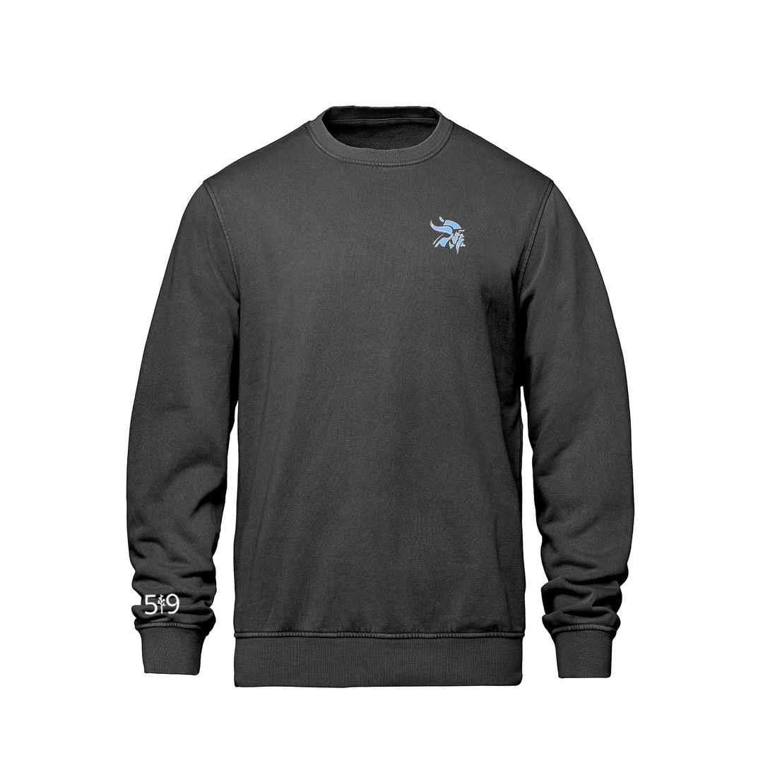 LUCAS VIKINGS EMBROIDERED RETRO CREW (UNISEX)
