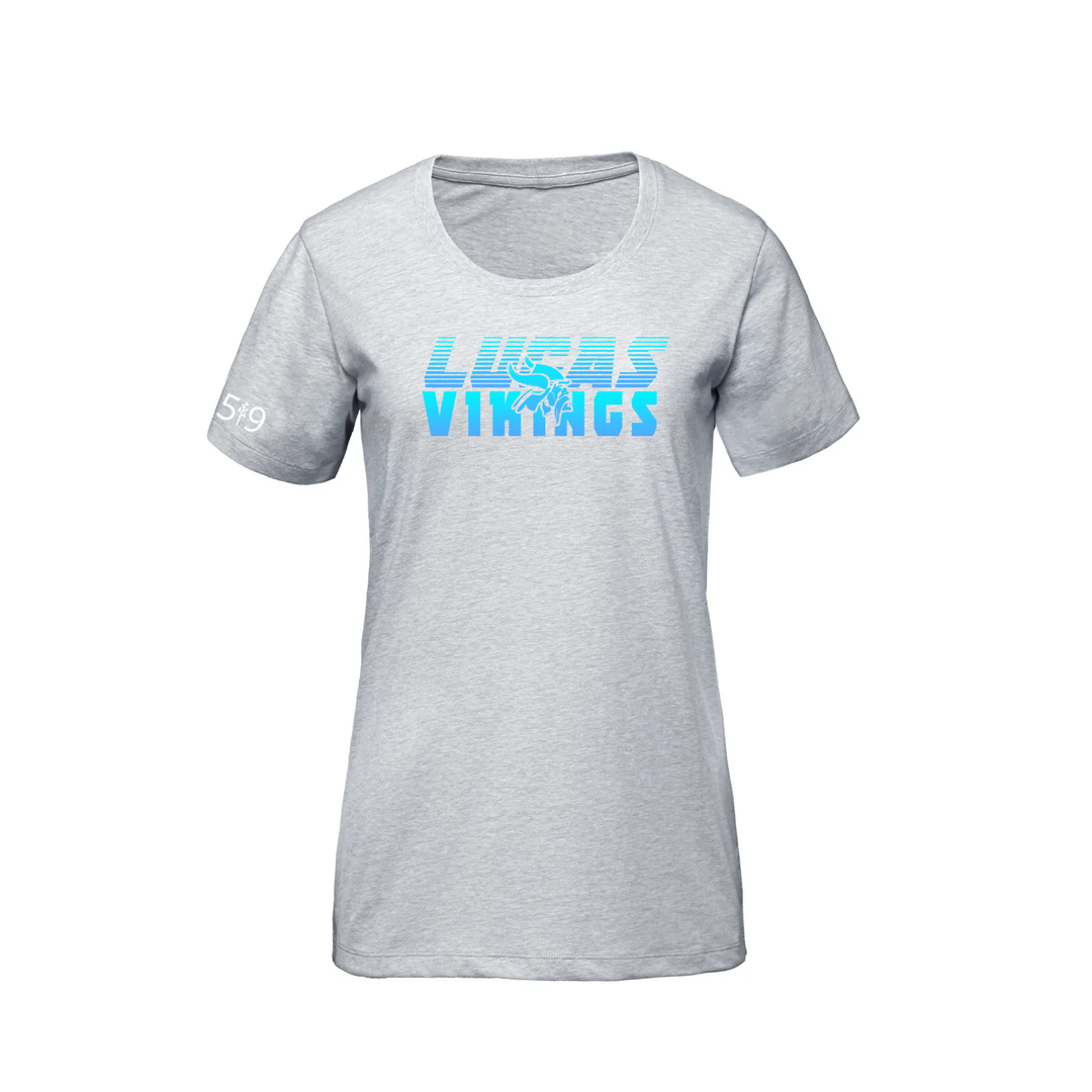 LUCAS VIKINGS VELOCITY PREMIUM TEE (WOMENS)
