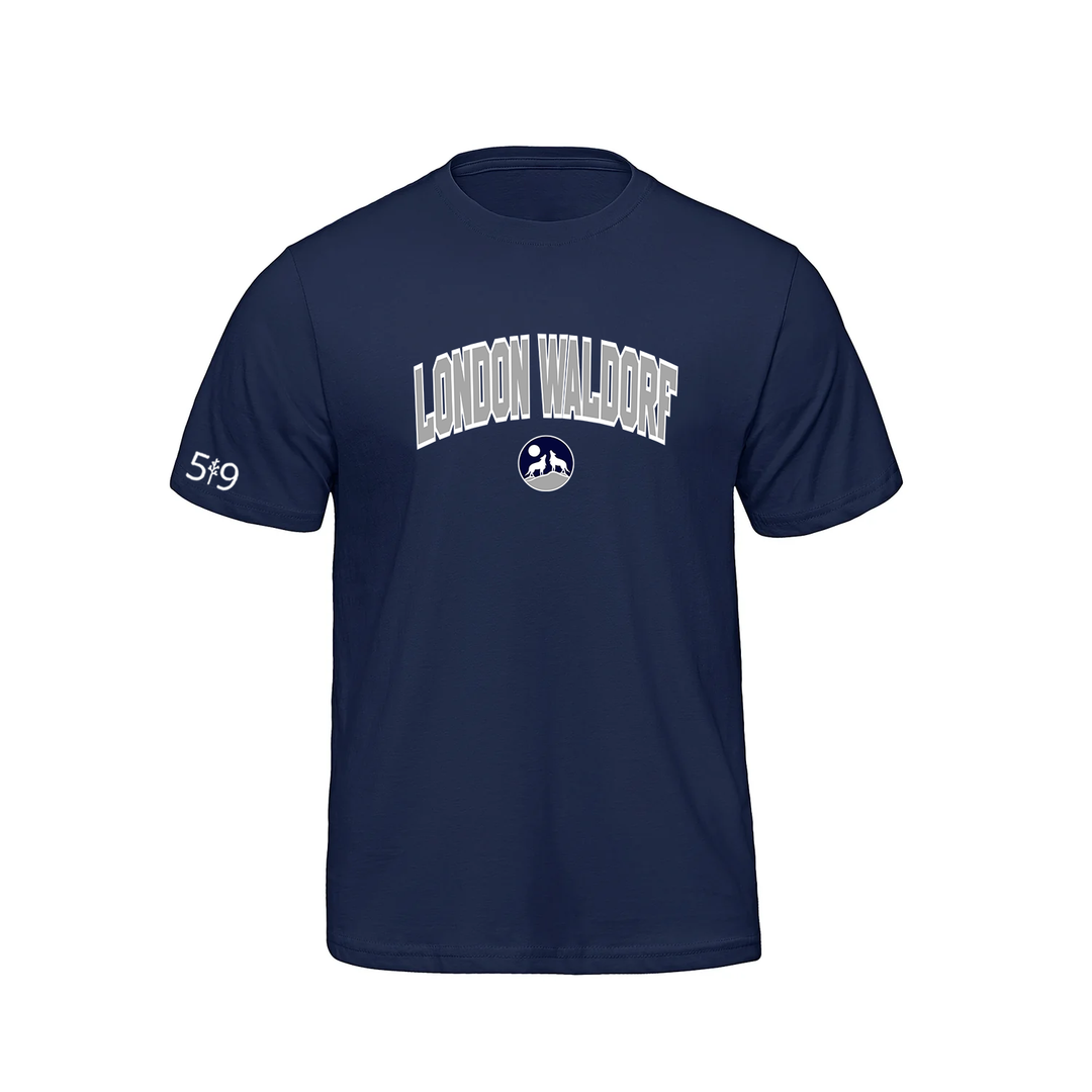 LONDON WALDORF VARSITY TEE (MENS)