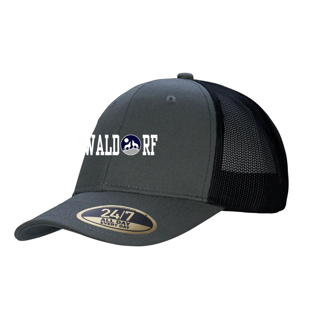 WALDORF EMBROIDERED TRUCKER CAP