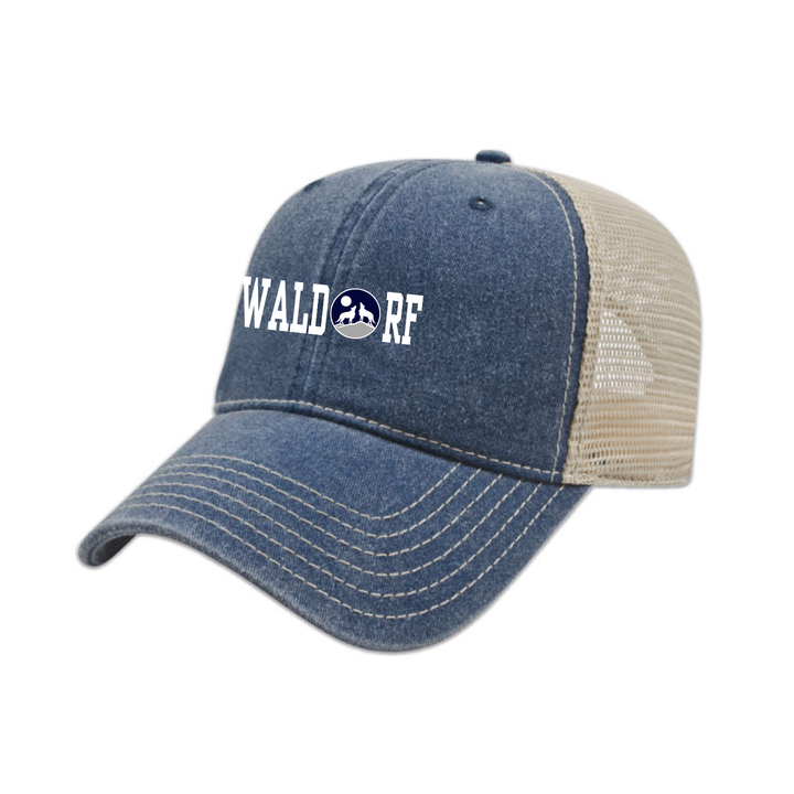 WALDORF EMBROIDERED VINTAGE TRUCKER CAP