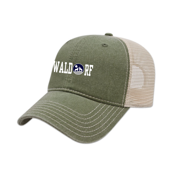 WALDORF EMBROIDERED VINTAGE TRUCKER CAP