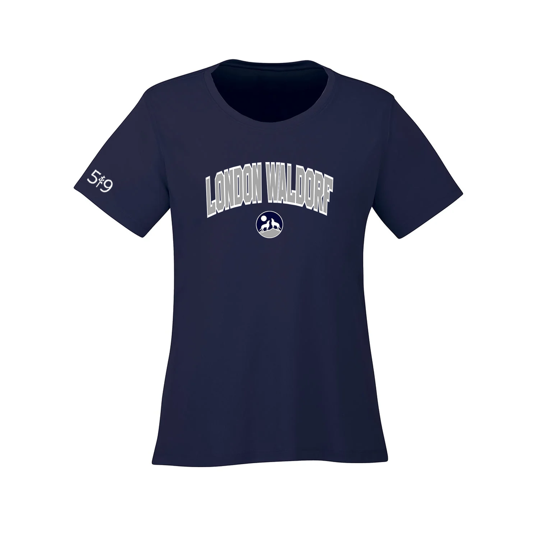 LONDON WALDORF VARSITY ATHLETIC TEE (WOMENS)