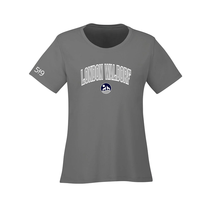 LONDON WALDORF VARSITY ATHLETIC TEE (WOMENS)