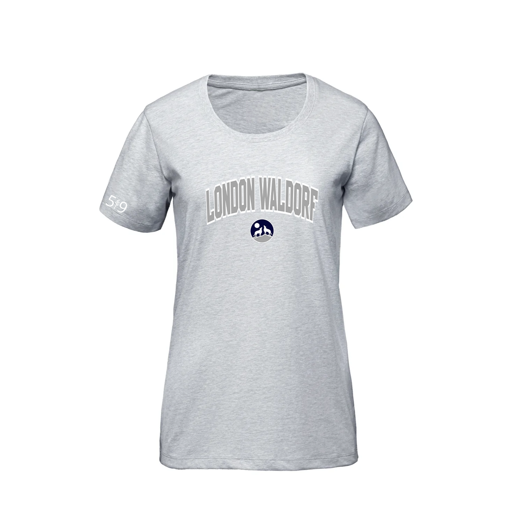 LONDON WALDORF VARSITY PREMIUM TEE (WOMENS)